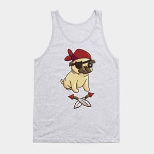 Pug Pirate Tank Top